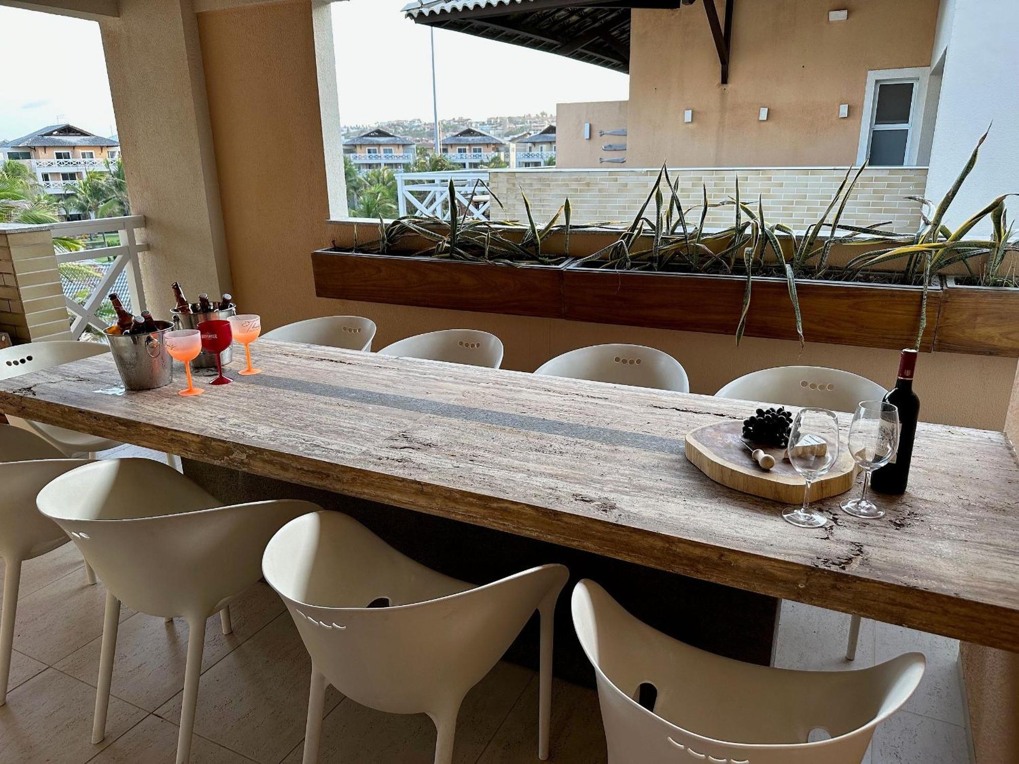 Portamaris Duplex Frente Mar, Viizinho Ao B Park Apartment อากีราซ ภายนอก รูปภาพ